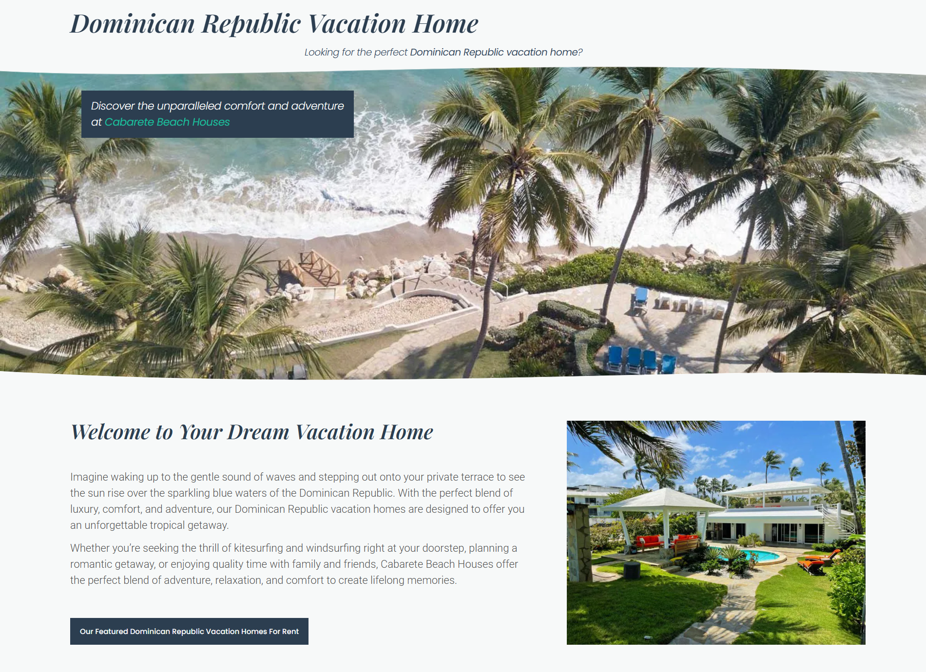 Dominican Republic Vacation Home