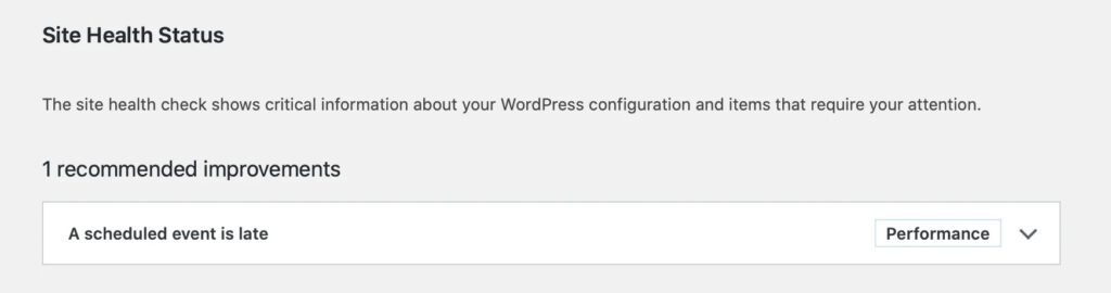 WordPress action_scheduler_run_queue-zu-spaet-beitrag wird zu spät ausgeführt - Meldung uner Website-Zustand WordPress action_scheduler_run_queue-zu-spaet-beitrag wird zu spät ausgeführt - Meldung unter Website-Zustand