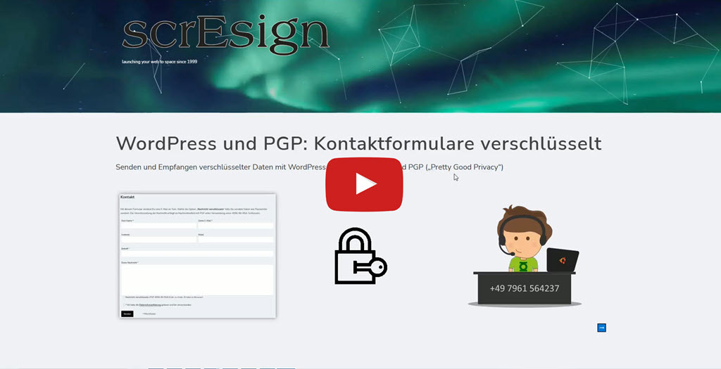 PGP Verschlüsselung in WordPress Formulare integrieren