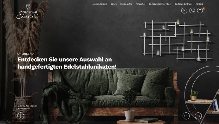 Kreatives aus Edelstahl - Inneneinrichtung, Garten, Kunst, Nützliches, Balkongeländer aus Edelstahl